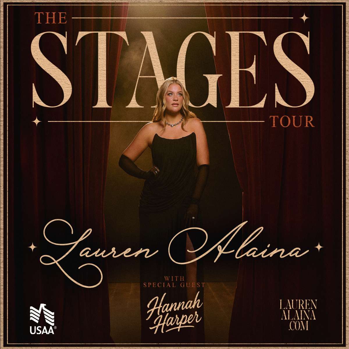 Lauren Alaina concert tour poster 2026